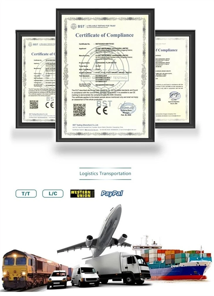 info-1-1 Water Ultrasonic Flowmeter With Flange DN25~DN5000